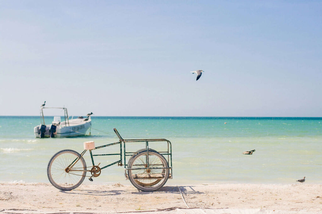 holbox beach nview in mexico